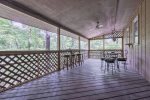 Screened in covered porch